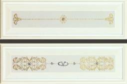 Boiserie Rilievo V Bianco 2 pz
