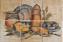 Terra Di Siena Panello 6pz. Cucina Terra Chiara