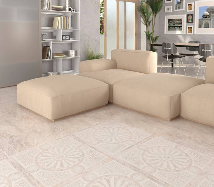 Ivory Porcelain Tile Floor design, Trendy home, Home