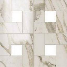 Supernova Marble Calacatta Gold Mosaic Lap