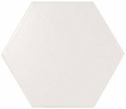 Scale Hexagon White Matt