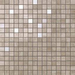 Marvel Travertino Silver Mosaico Lapp. (ADQF)