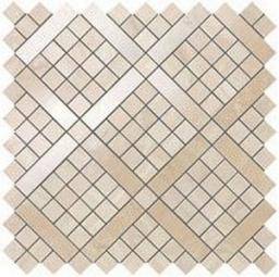 Marvel Travertino Alabastrino Diagonal Mosaic (9MVA)