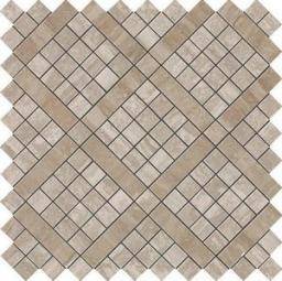 Marvel Travertino Silver Diagonal Mosaic (9MVB)