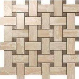 Supernova Marble Woodstone Champagne Twist Mosaic