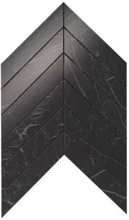 Marvel Nero Marquina Chevron Wall (9SCN)