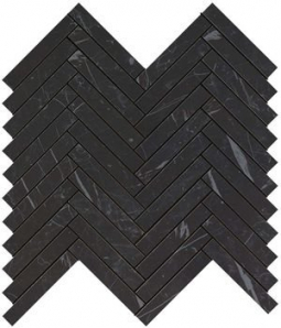 Marvel Nero Marquina Herringbone Wall (9SHN)