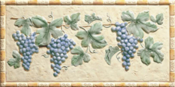 Formella Grappoli Giallo