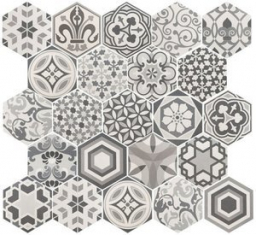 Hexatile Harmony B&W