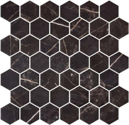 Onix Glass Hexagon Marble Coimbra Antislip