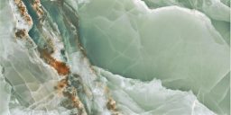 Agate Green Polished