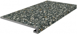 KM6060G0021RGCF Бричиола чёрный матовый обрезной 33x60x0,9
